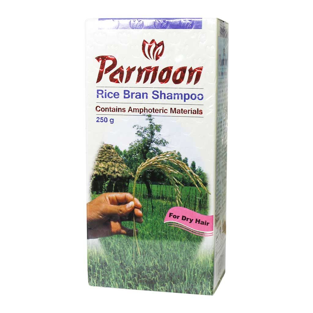 شامپو سبوس برنج مخصوص موهای خشک پرمون