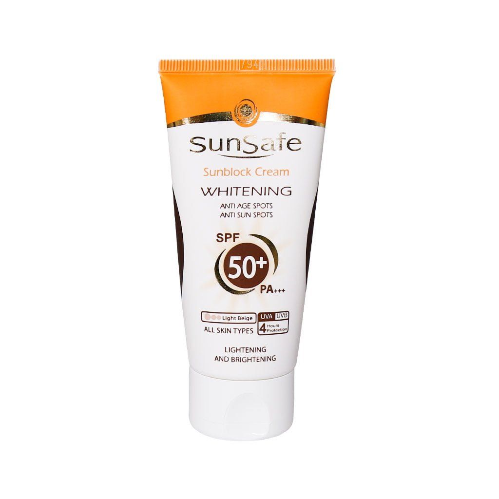 کرم ضد آفتاب SPF50 روشن کننده سان سیف