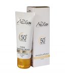 کرم ضد آفتاب رنگی SPF50 مناسب پوست خشک و معمولی مدیسان