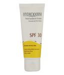 کرم ضد آفتاب بی رنگ SPF30 مناسب پوست های معمولی و خشک هیدرودرم
